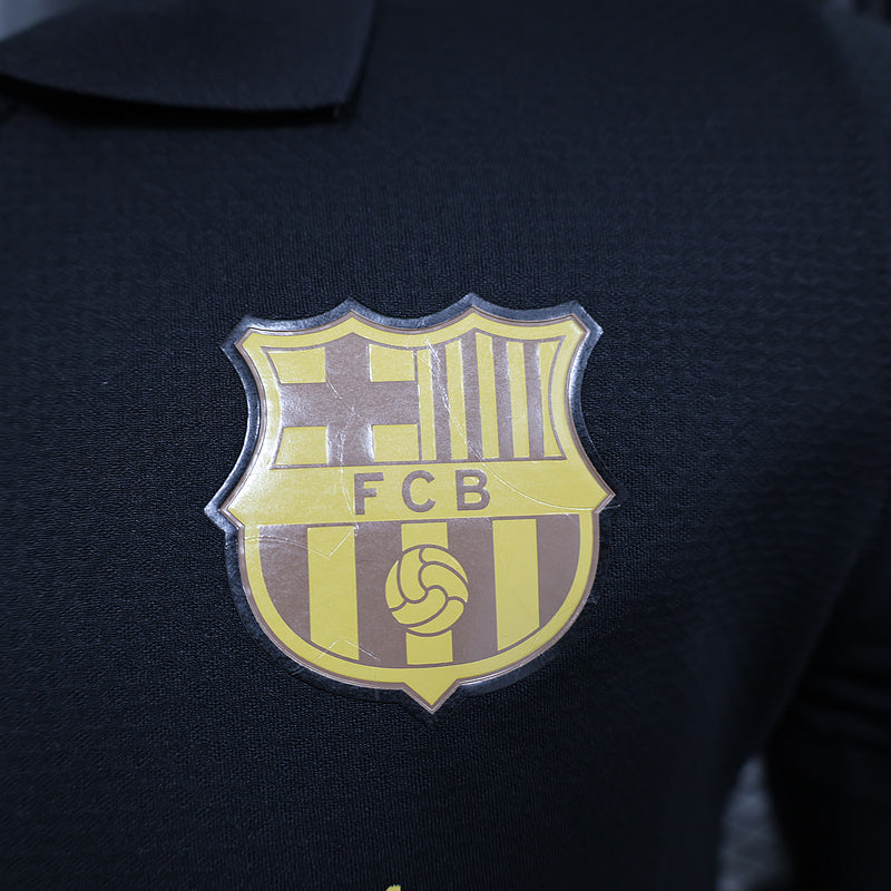 Barcelona X Lamine Yamal Black Kit Player Version
